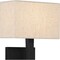 Quoizel Wood Wall Sconce 1 Light Matte Black QW16127MBK - alternate 4